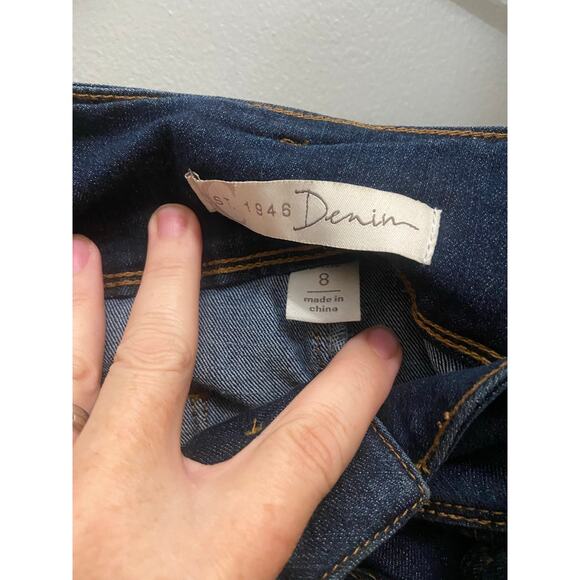 Est 1946 denim women’s dress jeans with belt size 8 - Picture 6 of 9
